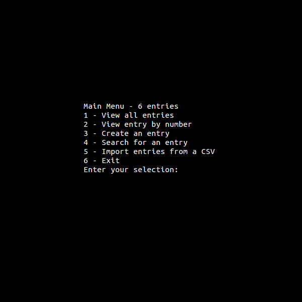 Address bloc screenshot